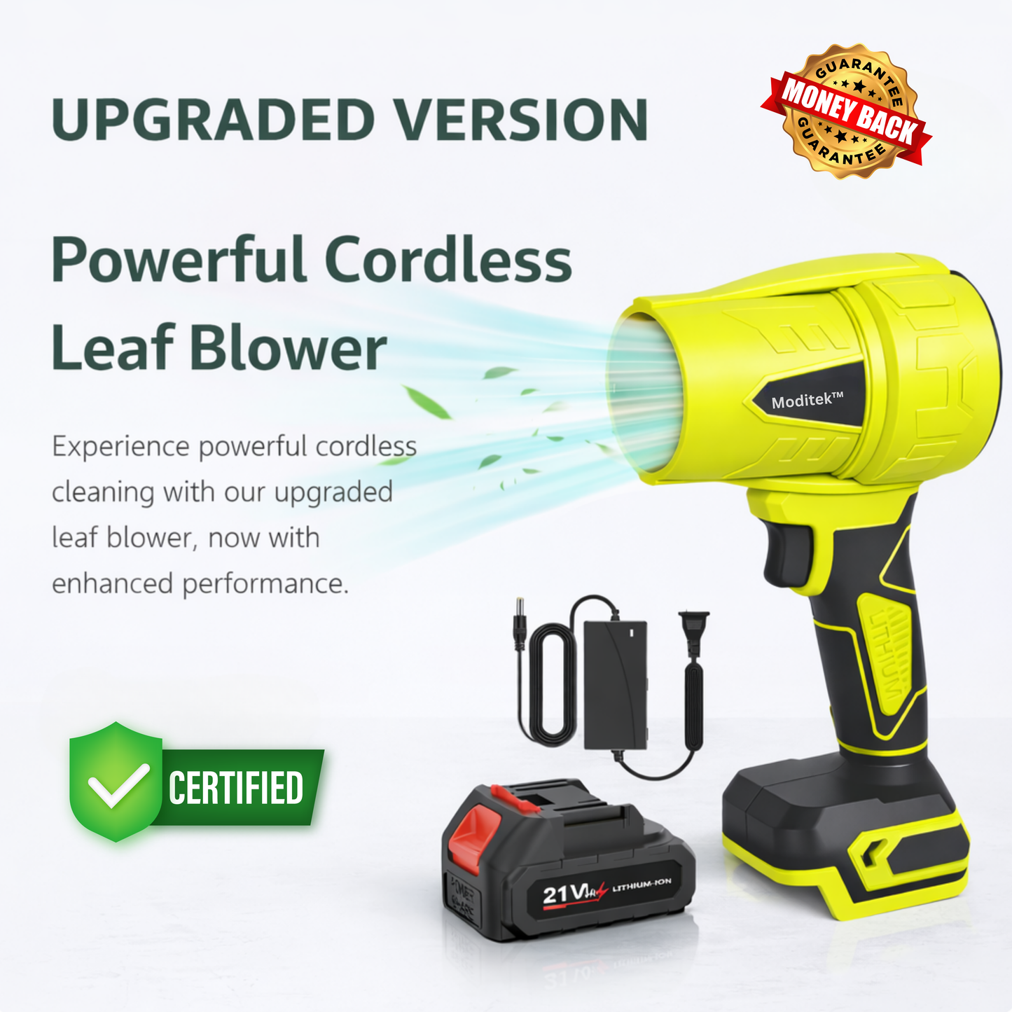 Moditek™ Turbo Jet Fan Leaf Blower 2.0